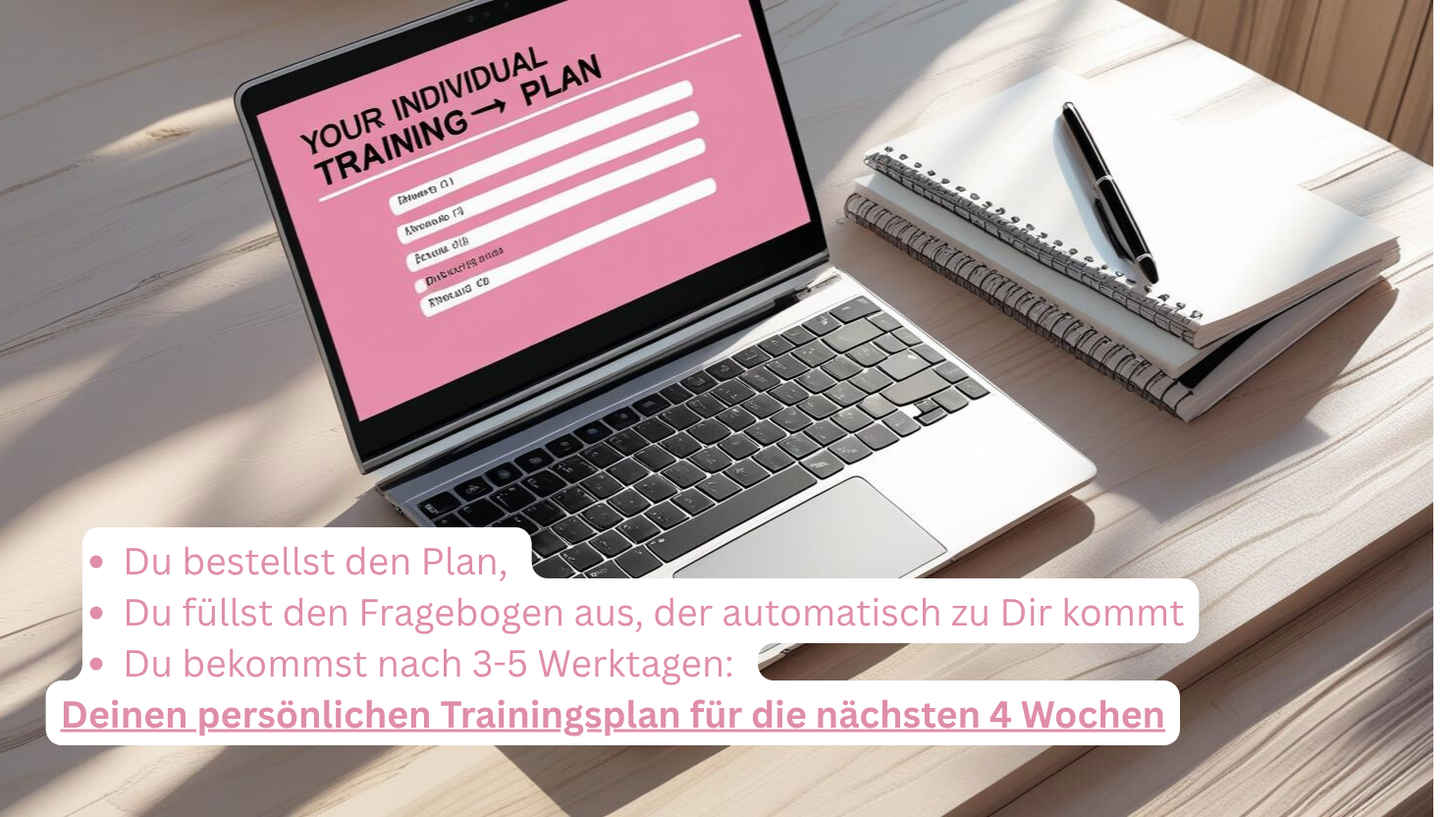 🏋️‍♀️ Dein individueller 4-Wochen-Trainingsplan